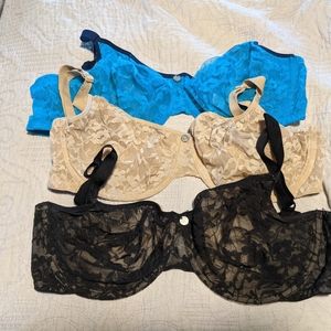 DKNY lace bras